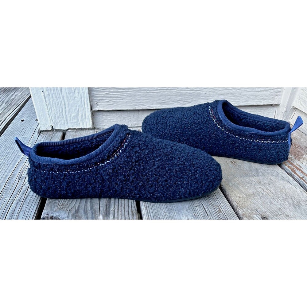 Bombas Sunday Slippers Women’s 11 Sherpa Comfort Slip On Mule - Navy Blue - Picture 5 of 10
